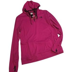 The North Face Womens Hooded Pullover - Large - Pink